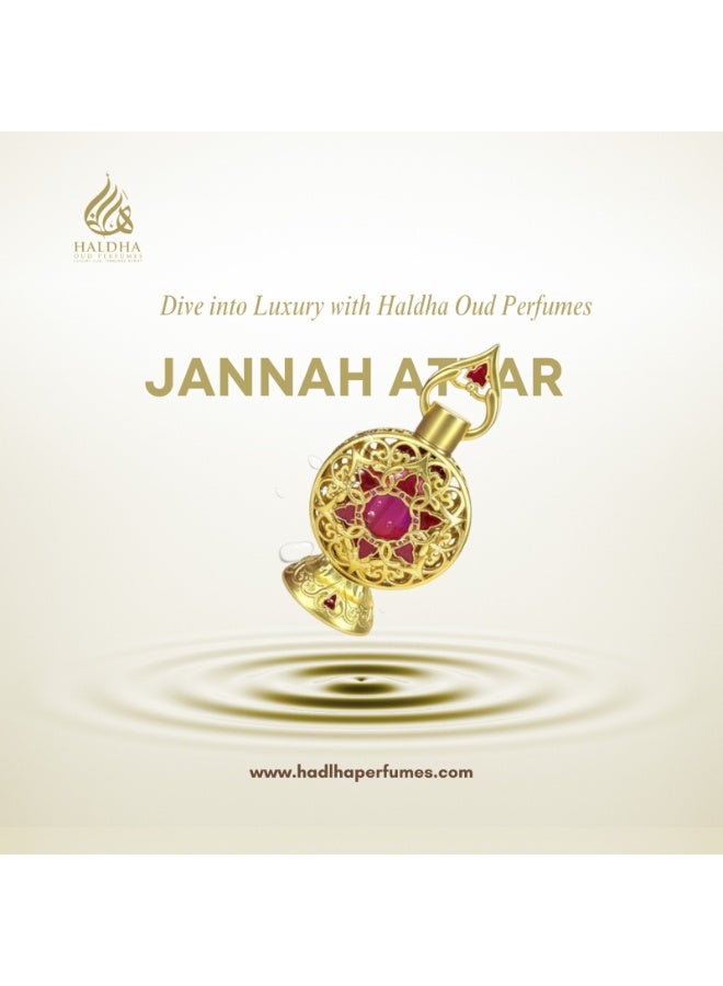 هالدها عطر جنة من هالذّه – عطر زيتي فاخر بدون كحول للرجال والنساء - Image 2